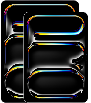 Prikaz 13-inčnog iPada Pro i 11-inčnog iPada Pro sprijeda uz naglašavanje razlike u veličini.