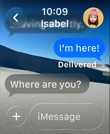 Messages on Apple Watch