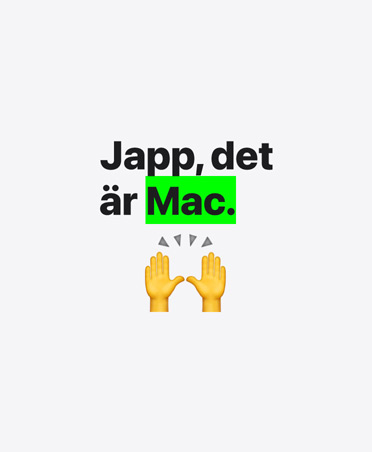 Japp, det är Mac