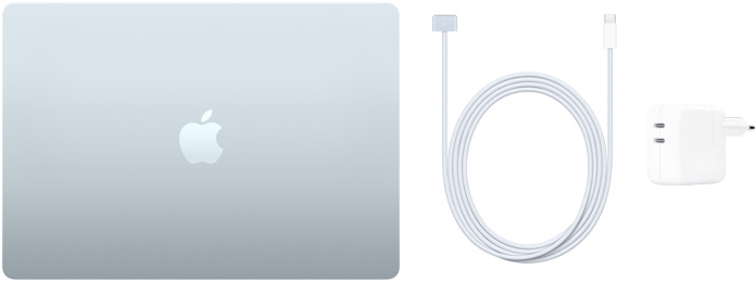 15-inch MacBook Air, USB-C to MagSafe 3 Cable and 35W Dual USB-C Ports Power Adapter