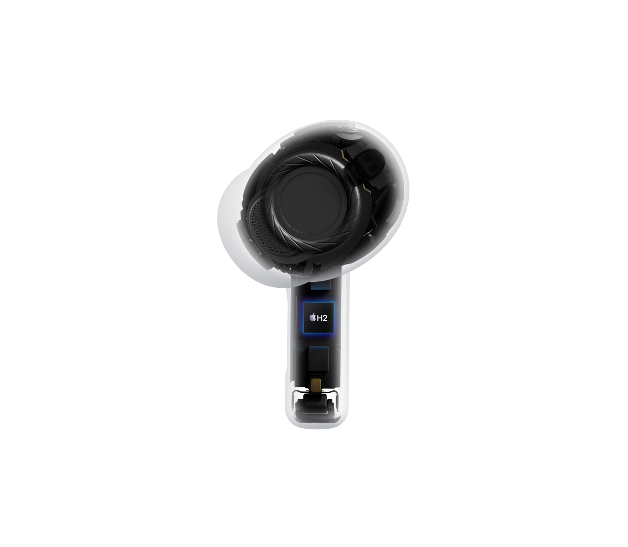 AirPods Pro 3, auricular inalámbrico, transparente, arquitectura interna