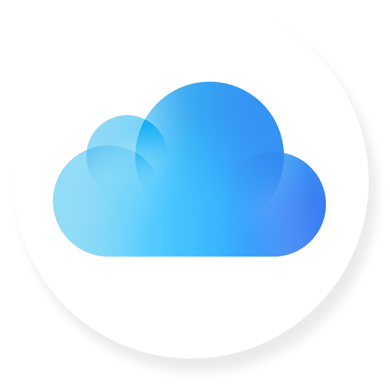 Symbool voor iCloud-service