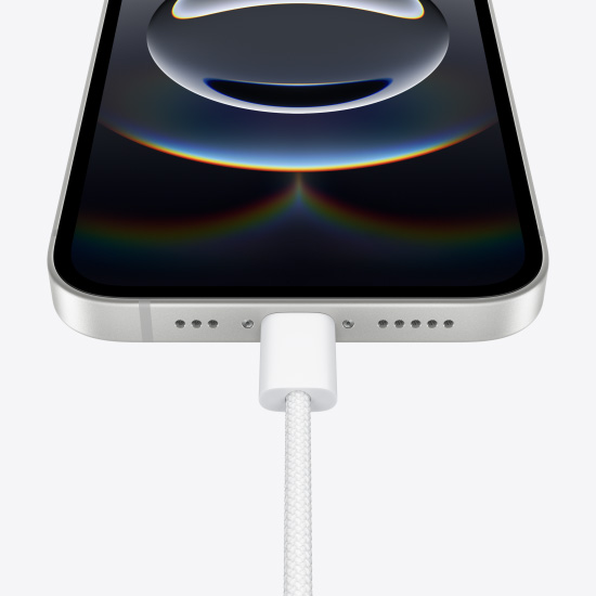 iPhone 16e USB-C port.