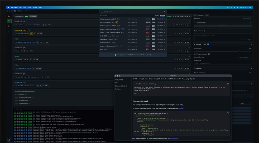 „M3 Ultra Mac Studio“ naudojami „LM Studio“ ir „Apple MLX“ mokymo modeliams peržiūrėti