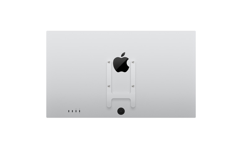 Studio Display XDR mit installiertem VESA Mount Adapter, von hinten gezeigt