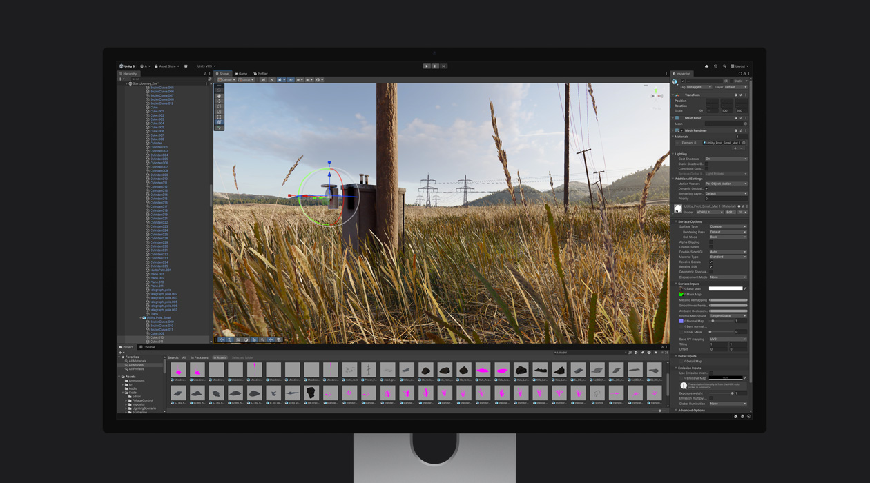 Standbild einer Datei zur Spieleentwicklung